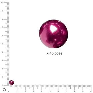Comparateur de prix : Rayher 14401291 Renaissance Perles de Cire en Verre Ø 6 mm Boîte de 45 pièces