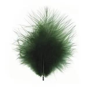 Rayher Plumes - Vert foncé - 8 cm - 10 pces pas cher