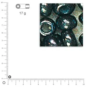 Comparateur de prix : Rayher Rocailles intérieur argenté - Hématite rouge - Ø 4 mm x 17 g