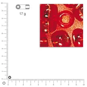 Comparateur de prix : Rayher Rocailles intérieur argenté - Orange - Ø 4 mm x 17 g