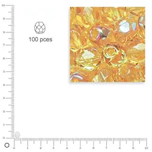 Comparateur de prix : Rayher Facettes dépolies - Topaze - 4 mm x 100 pces