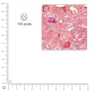 Comparateur de prix : Rayher Facettes dépolies - Quartz rose - 4 mm x 100 pces