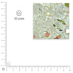 Comparateur de prix : RAYHER 50 Perles Transparentes en Verre Dépolies