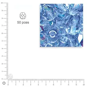 Comparateur de prix : Rayher Facettes dépolies - Aigue-marine - 6 mm x 50 pces