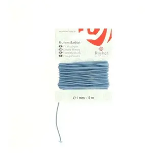 Comparateur de prix : Rayher Fil élastique - Bleu -0,1 cm x 5 m