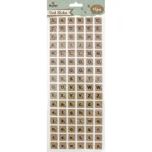 Comparateur de prix : Sticker en liège - Alphabet carré - Rayher
