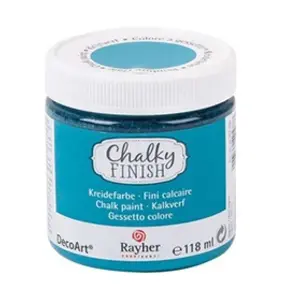 Comparateur de prix : Peinture craie bleu lagon Chalky Finish - Rayher