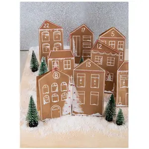 Rayher Calendrier de l'avent Kit Sachets Maisons