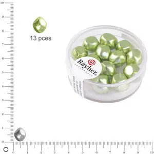 RAYHER HOBBY Renaissance, Perle de 9 mm ï ¿½, boîte 13 stï ¿½ CK, Jade pas cher