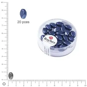 Comparateur de prix : Rayher Olive Renaissance - Anthracite - 9 x 6 mm