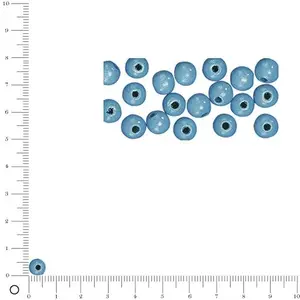 Rayher Perles en bois - Polies - Bleu clair - 6 mm - 115 pcsVendu paramazon