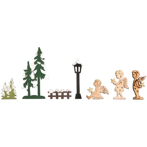 Rayher Miniatures en bois Anges et Jardin 7 pcsVendu parscrapmalin