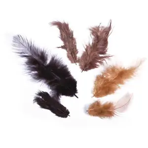 Rayher Plumes - Camaïeu marron - 3-10 cm - 10 g pas cher