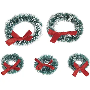 Comparateur de prix : Rayher 5 Couronnes de Noël miniatures Ø 3 à 5 cm