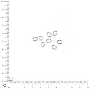 Comparateur de prix : Rayher Anneaux ovales - 5,2 x 3,7 mm - Argenté vieilli - lot de 25