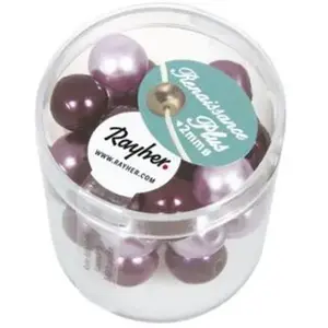 Comparateur de prix : Rayher Perles en verre Renaissance 10 mm Lila Grand trou