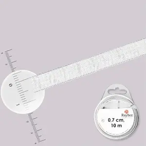 Creatieve Materialen Ruban organdi - Blanc - 7 mm - 10 m - RayherVendu parscrapmalin