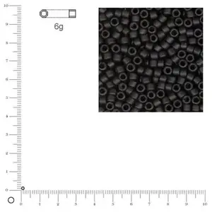 Comparateur de prix : PicWic Toys Perles Miyuki - 11/0 - Dépoli noir