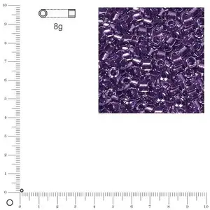 Comparateur de prix : Miyuki Delicas 11/0 éclat de perle - Violet DB0906 - 8 g