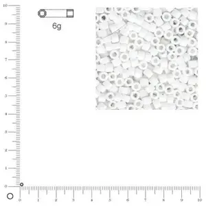 Comparateur de prix : Rayher Perles Miyuki - 11/0 - Blanc neige