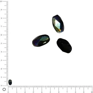 Rayher Hobby 14203850 50 Perle de Coupe en Verre Vert Olive 6 x 4 mm ØVendu paramazon