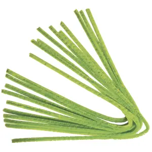 Chenille cure-pipe 50 cm par 10 Vert Clair