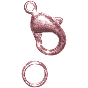 Comparateur de prix : Rayher Fermoir Mousqueton + Anneau 9.5 mm Couleur Or rose