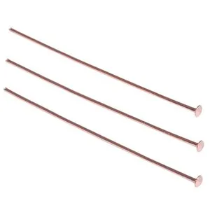 Comparateur de prix : Clou tige à tête plate - RAYHER - 0,6mm ø - or rose - 35mm - 15 pces