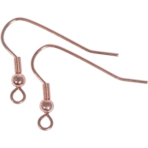 Rayher Crochet d'oreille 20 mm 4 pcs Couleur Or rose pas cher
