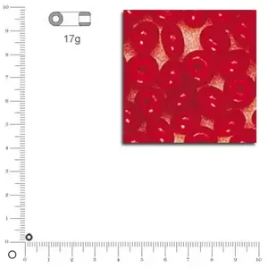 Comparateur de prix : Rayher Rocailles opaques - Rouge - Ø 2,6 mm x 17 g