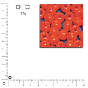 Comparateur de prix : Rayher Hobby 1406734 Perles Indiennes de 4,5 mm de diamètre, Orange
