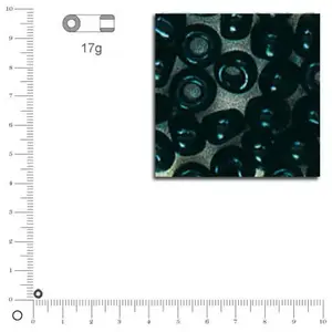 Comparateur de prix : Rayher 1405601 Weber rocailles, 2,6 mm à , Opaque, Boîte 17 g, Noir