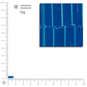Rayher Chevilles en Verre, 7/2 mm, Bleu foncé, avec GarVendu parscrapmalin