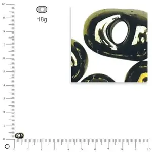 Rayher 14143639 Papillon de rocailles, 3,2 x 6,5 mm, Boîte 18 g, kupfergoldVendu parscrapmalin
