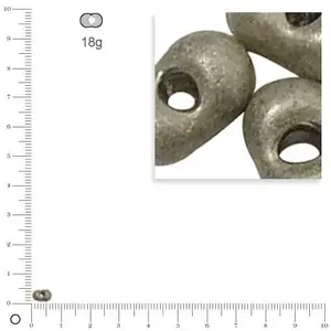 Rayher Hobby Rocailles Farfalles - Argent - 3,2 x 6,5 mm x 18 gVendu parscrapmalin