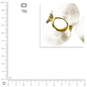 Rayher 14142620 Papillon de rocailles, 2 x 4 mm, Boîte 18 g, BrillVendu parscrapmalin