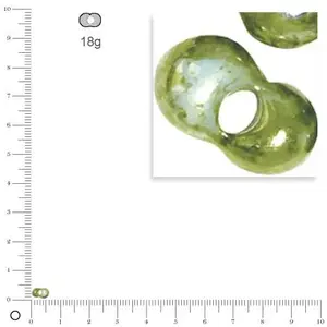 Comparateur de prix : Rayher Rocailles Farfalles - Vert marin - 3,2 x 6,5 mm x 18 g