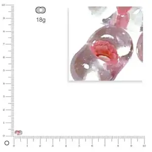 Rayher 14143261 papillon de rocailles, 3,2 x 6,5 mm, boîte 18 g Rose mousselineVendu parscrapmalin