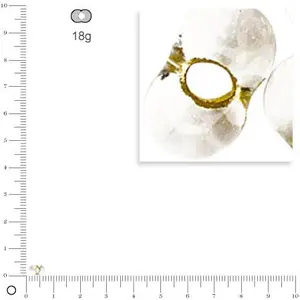 Rayher Hobby Rocailles Farfalles - Or brillant - 3,2 x 6,5 mm x 18 gVendu parscrapmalin