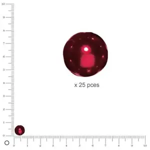 Rayher Hobby Perles Renaissance - Rouge classique - Ø 8 mm x 25 pcesVendu parscrapmalin