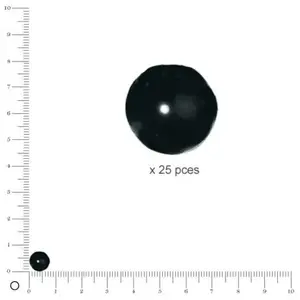Comparateur de prix : Rayher Perles Renaissance - Noir - Ø 8 mm x 25 pces