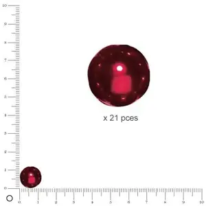 Rayher Perles Renaissance - Rouge classique - Ø 12 mm x 21 pcesVendu parscrapmalin