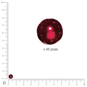 Comparateur de prix : Rayher Perles Renaissance - Rouge classique - Ø 6 mm x 45 pces