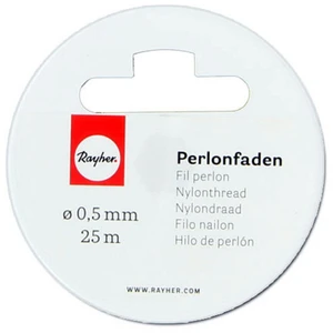 Fil perlon transparent Ø 0.5 mm x 25 m