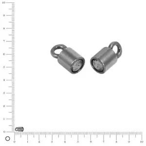 Comparateur de prix : Rayher Fermoir aimanté L. 8 mm - Acier inoxydable