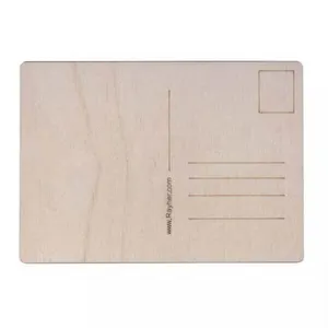 Rayher 2 Cartes postales - 10x15 cm - Bois pas cher