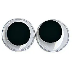 Rayher Yeux avec pupilles mobiles - Ronds noirs 12 mm pas cher