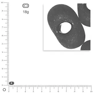 Rayher Hobby Rocailles Farfalles - Noir mat - 3,2 x 6,5 mm x 18 gVendu parscrapmalin