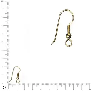 Comparateur de prix : Crochets d'oreilles 'Rayher' Doré 20 mm Qté 6