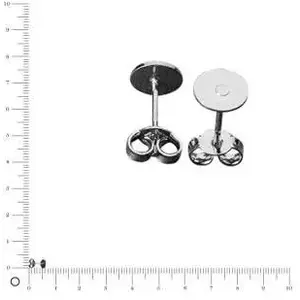 Comparateur de prix : Rayher Boucles d'oreilles pour oreilles percées avec plateau - Ø 6 mm ...